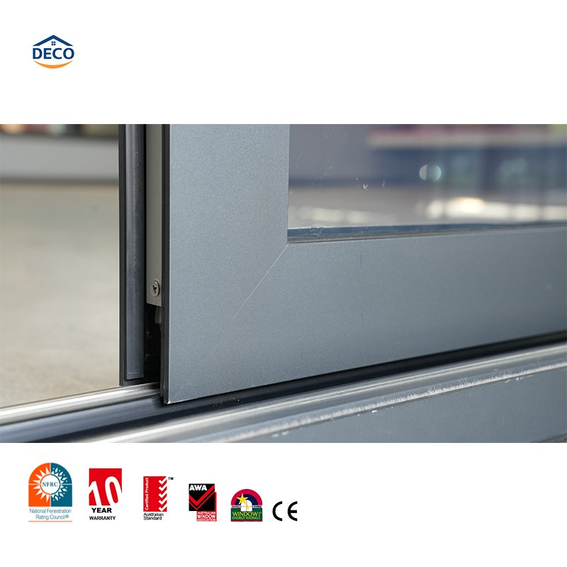 Hurricane Proof Impact Resistant Sliding Heat Insulation Aluminum Windows and Doors