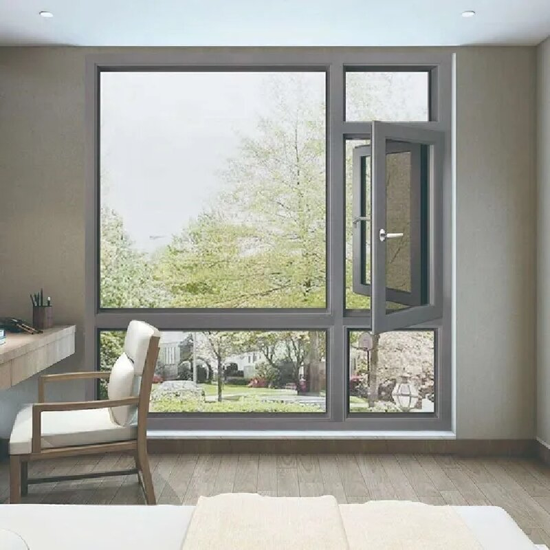Thermal Break Inward Tilt Turn Aluminum Casement Window
