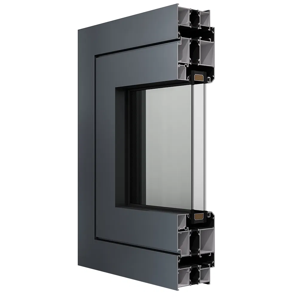 China Manufactured Residential Aluminum Casement Window Modern Elegant Appearance Thermal Break Aluminium Swing Window for Apartment &amp; Villa