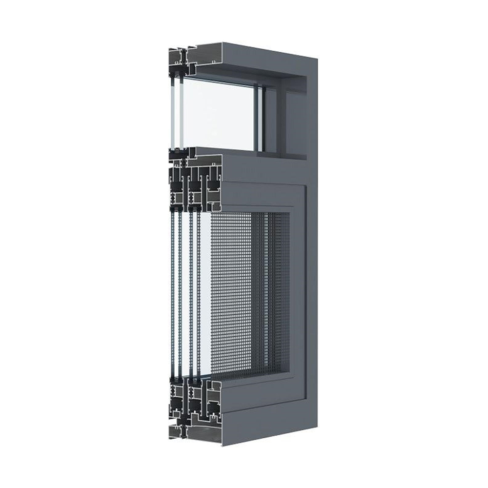 Automatic Smart 6063 Aluminium Alloy Horizontal Sliding Windows/Doors Veka Profile Thermal Break Australian Style Bedroom