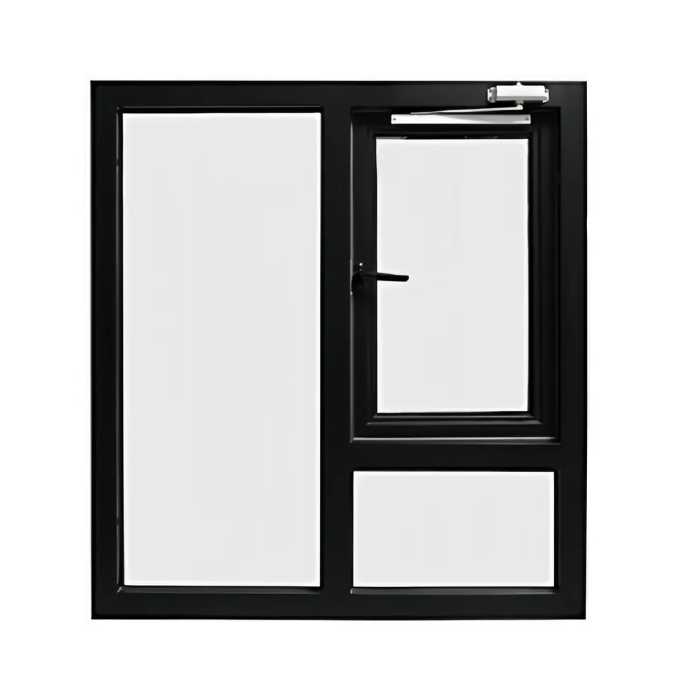 Architectural Aluminum Fire-Resistant Window with Thermal Break