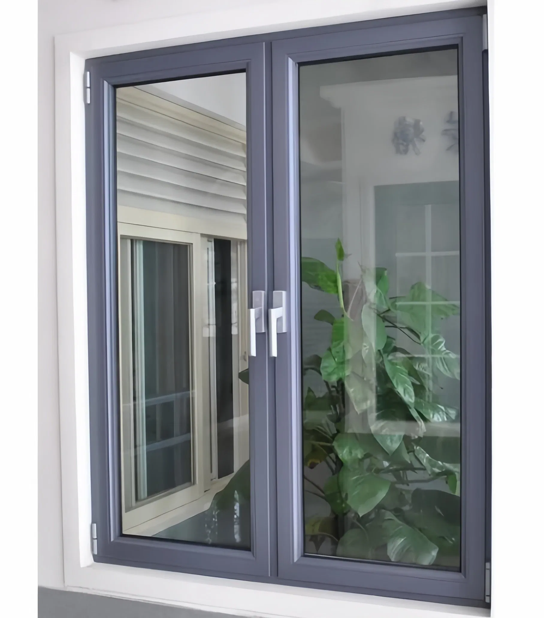 PVC/Aluminum Double Glass Turn and Tilt/ Sliding/Casement /Awning Bay Windows and Doors