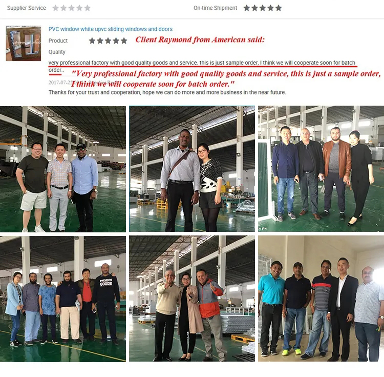 Most Popular China Factory Price Upvc Ventanas Pvc House Doors Windows 3 Panel Triple PVC Casement Window