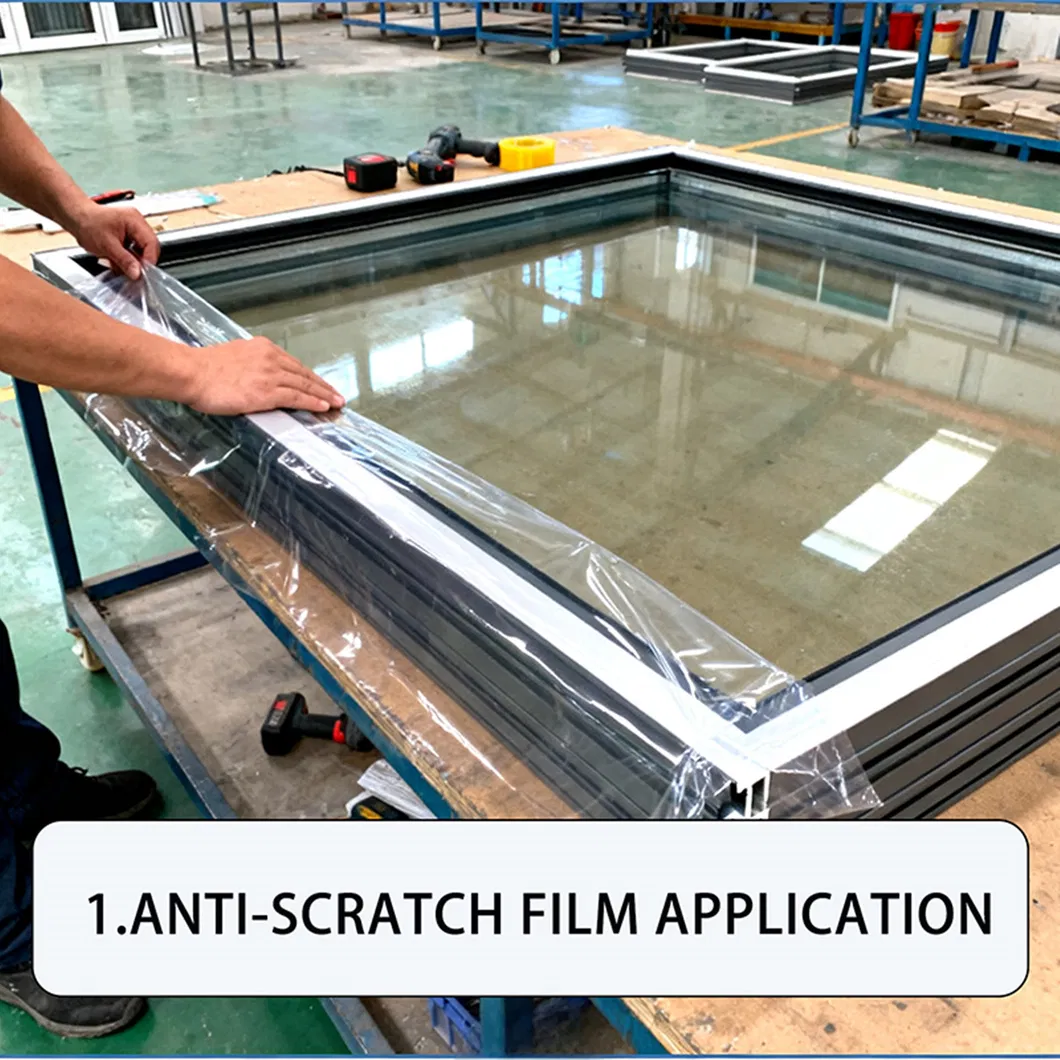 Low-Maintenance No-Rust No-Deformation Easy-Handling Commercial-Residential Standard Aluminum Doors and Windows