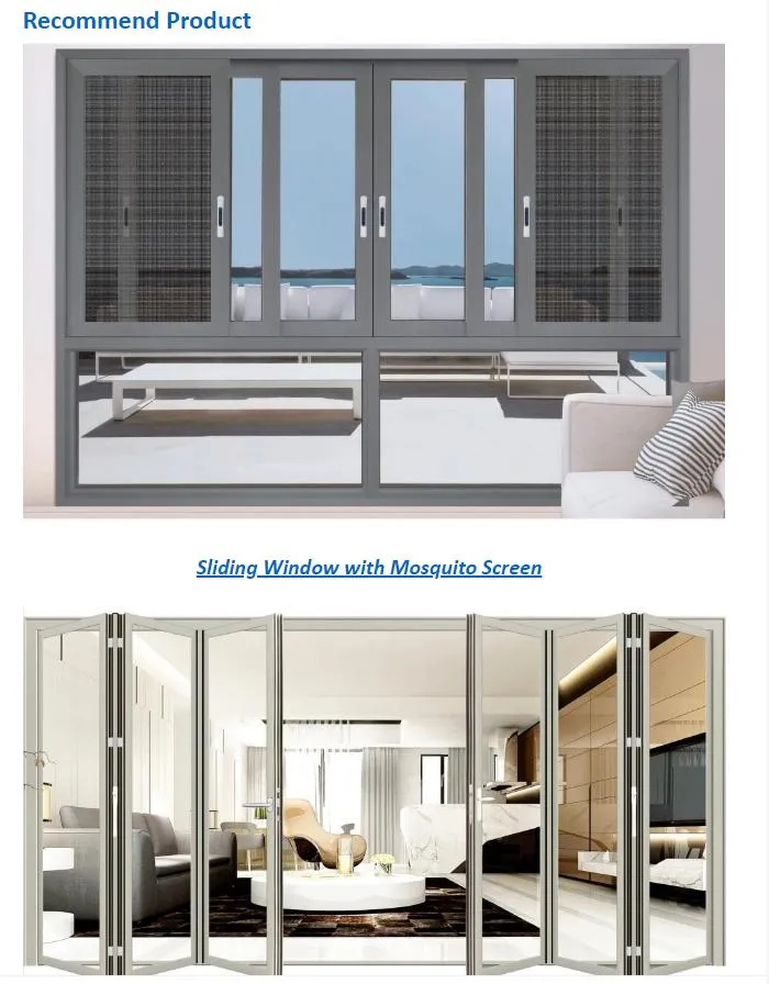 Aluminum Window Fixed Sliding Window/Hurricane Impact Windows