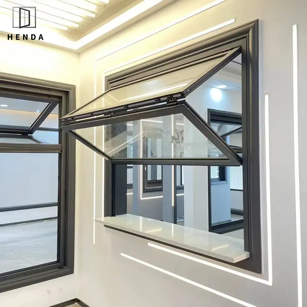 Aluminium/Aluminum/UPVC/PVC/Metal/Glass Sliding Casement Awning Skylight Top Single/Double Hung Folding up Windows Window