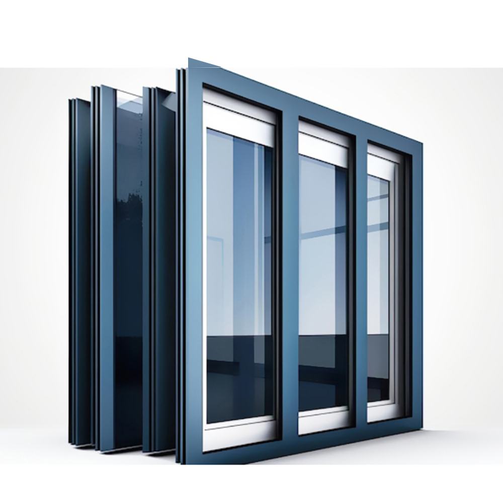 Residential Aluminum Casement Windows Modern Design Double Glazed Custom Color Windows