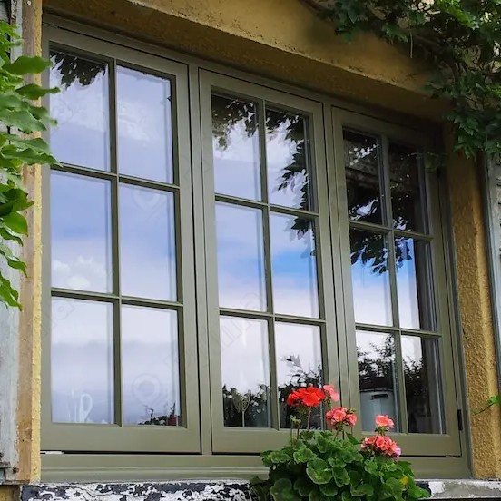 Hurricane Proof Wind Resistant Double Glass Windows Aluminum House Window