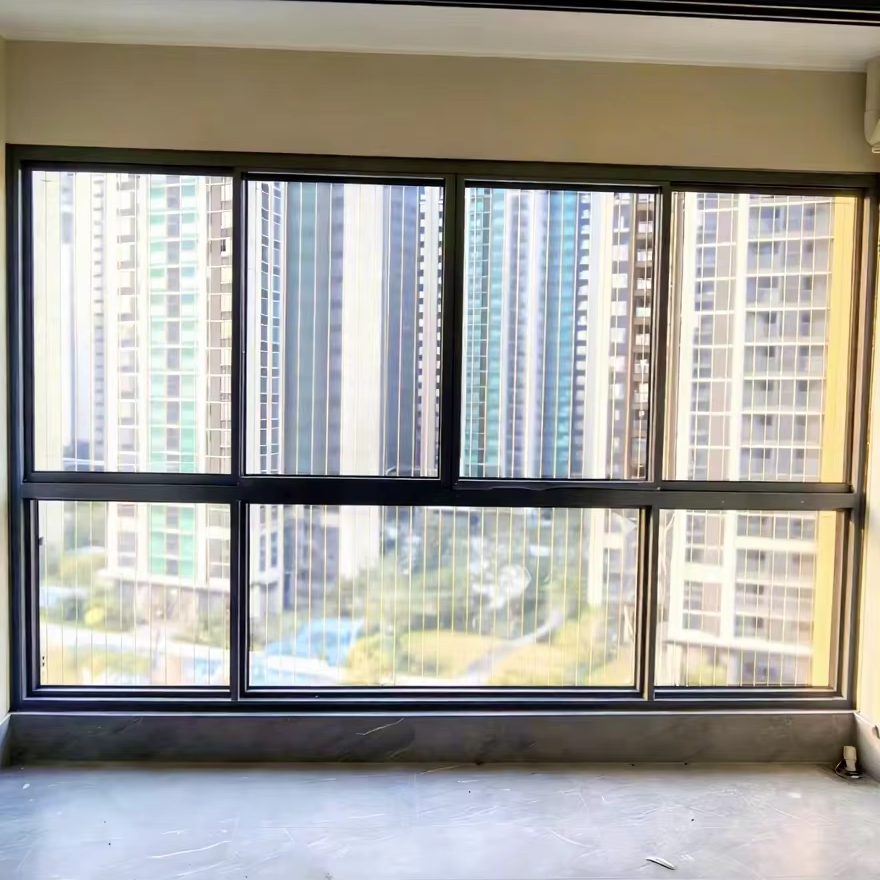 Impact Resistant Thermal Break Aluminum Window Custom Sliding Glass Window for Coastal Areas and High-rise