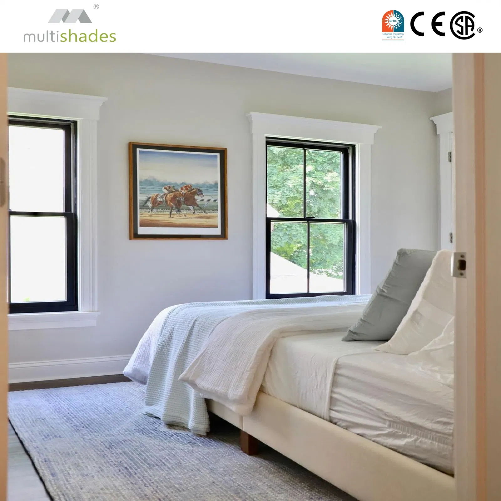 Architectural Series Single Hung Window Designed by Professionals with Aluminium Window Specs and High End Aluminum Window Engineering