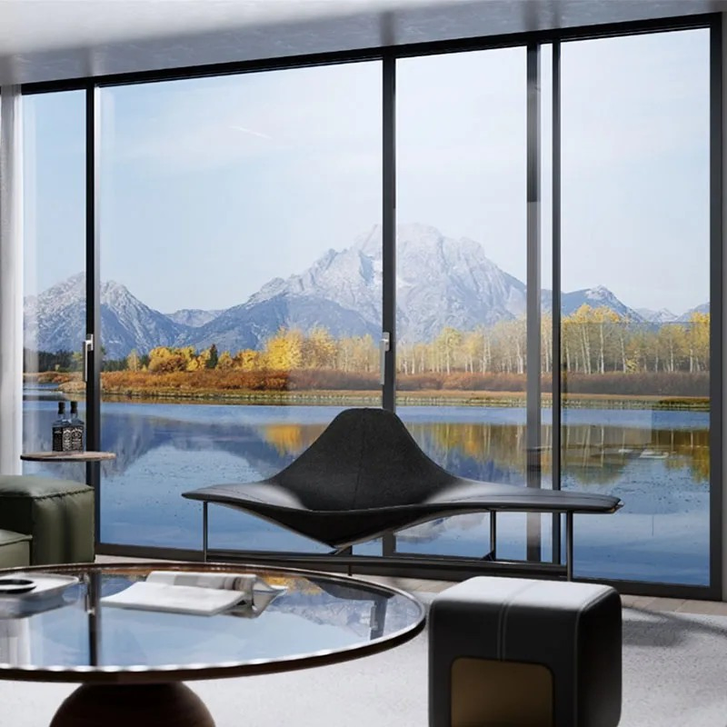 Thermal Break Tilt and Turn Window with Screen Aluminium Window Heat Insulation