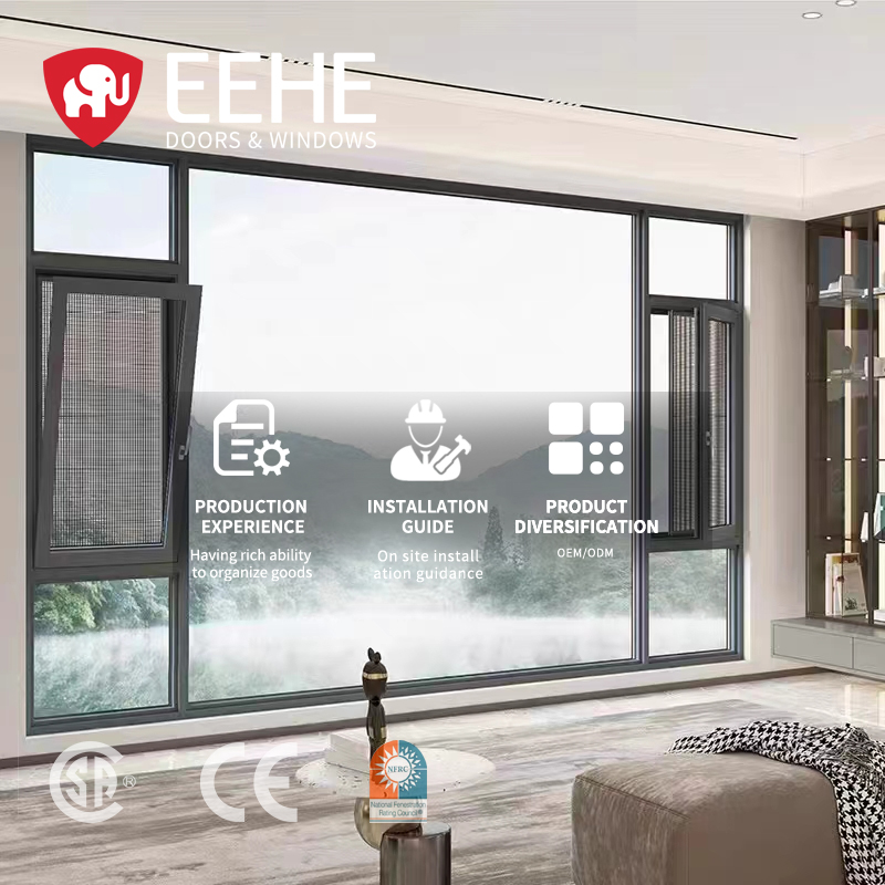 Latest Aluminum Casement Window With Grill Design Price Philippines