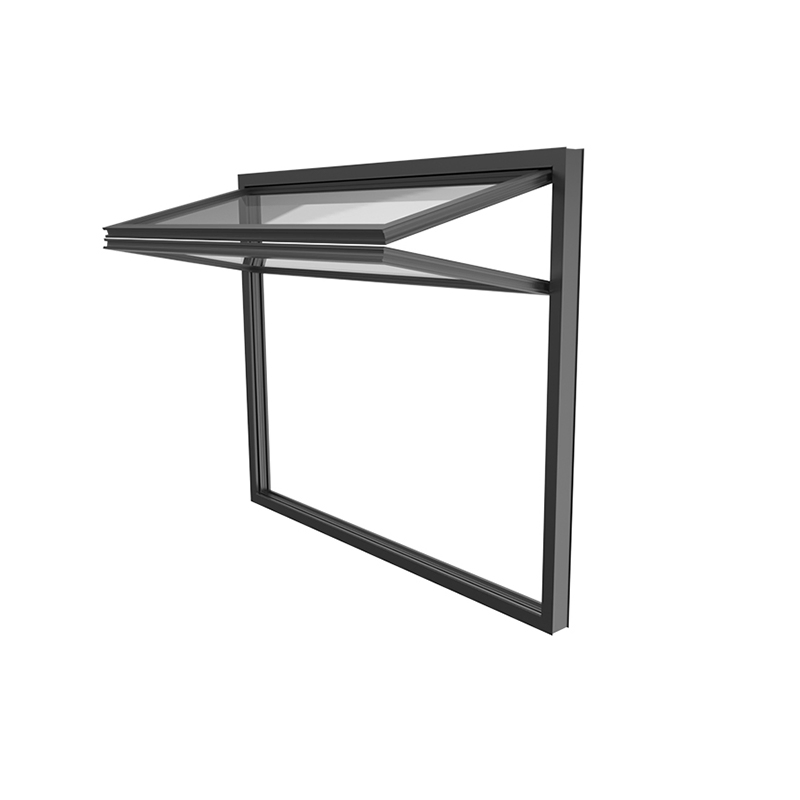 Durable Energy Efficient Aluminum up Folding Window Double Glazed Glass and Waterproof Construction Window