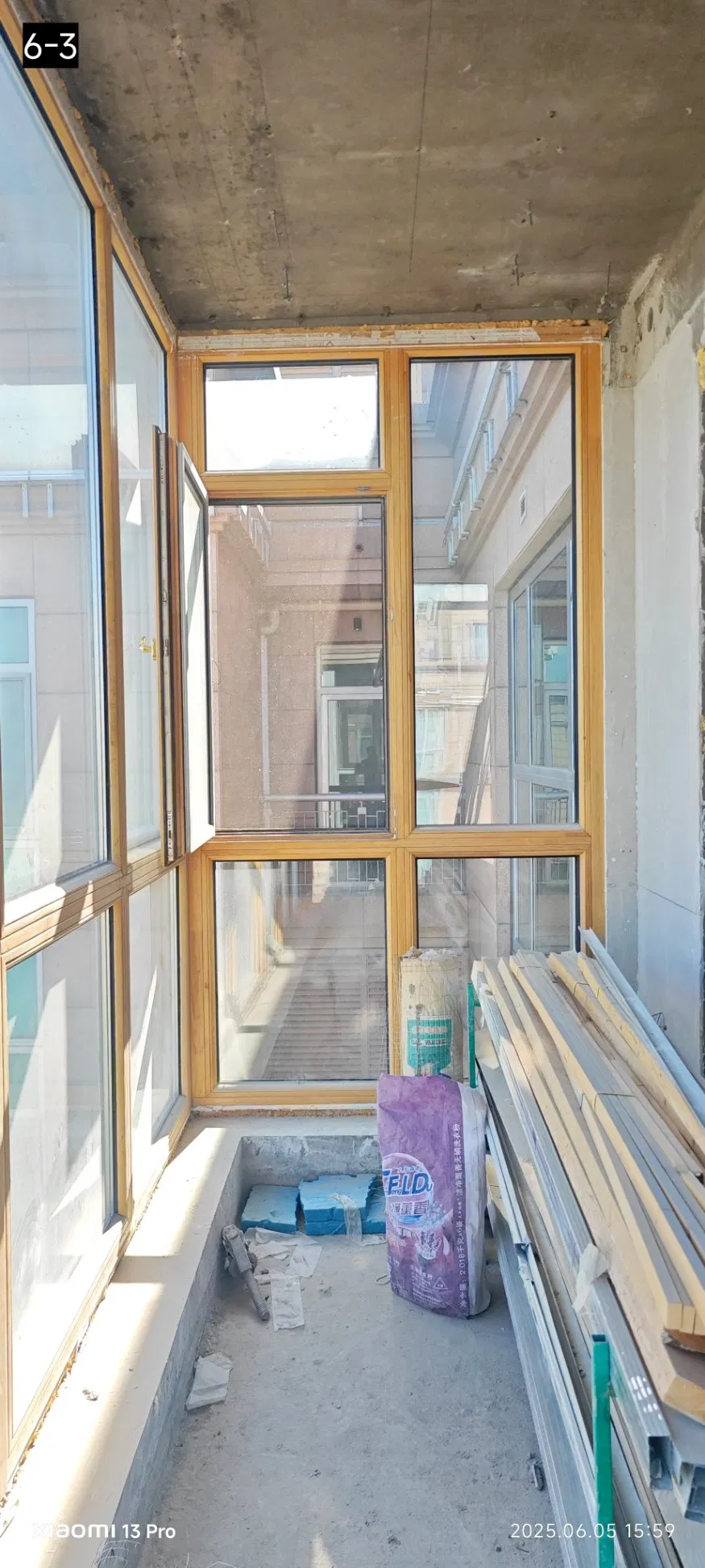 Hurricane-Resistant Impact Thermal Break Aluminum Wood Casement Glass Window for House