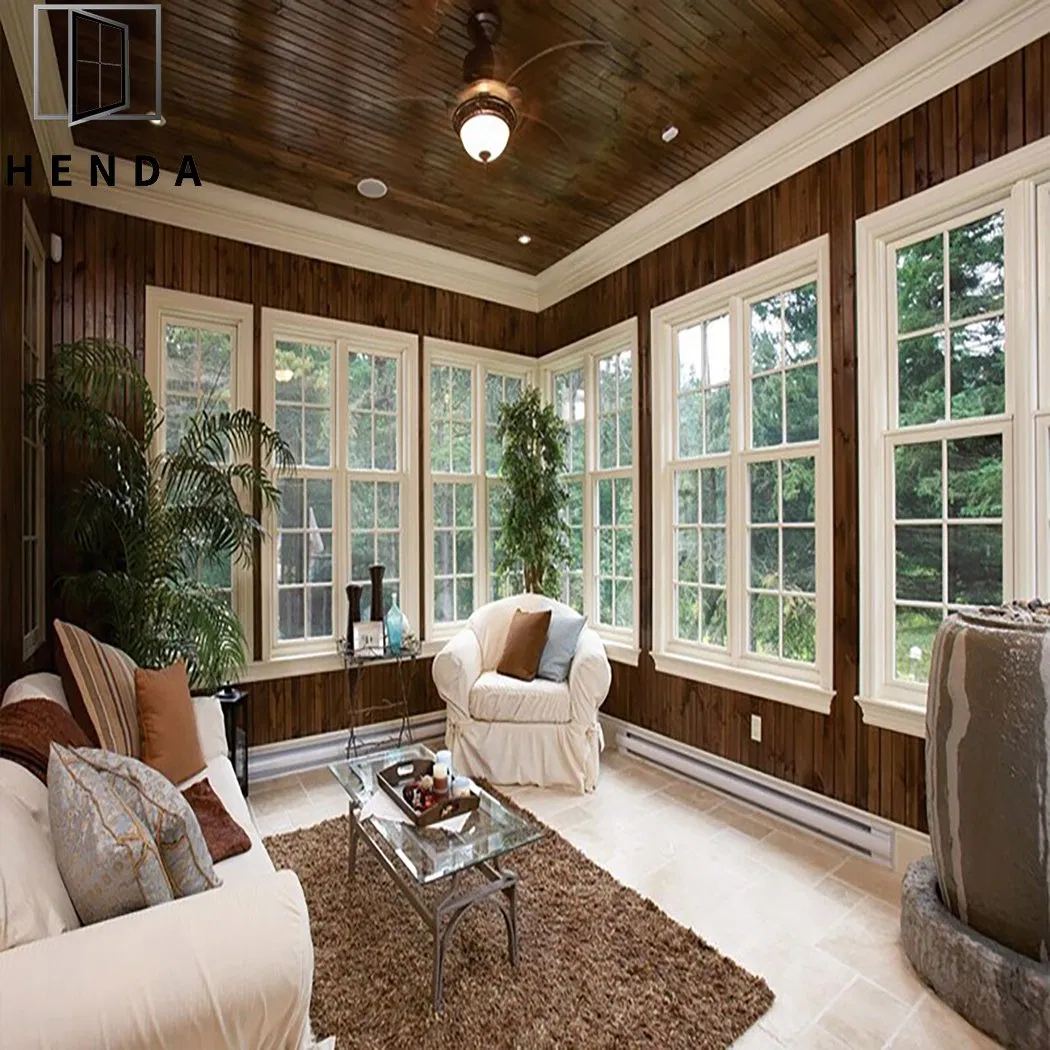Double Glazing Soundproof Aluminum Fixed Sliding Awning Top-Hung French Swing Double Single Hung Sliding Window