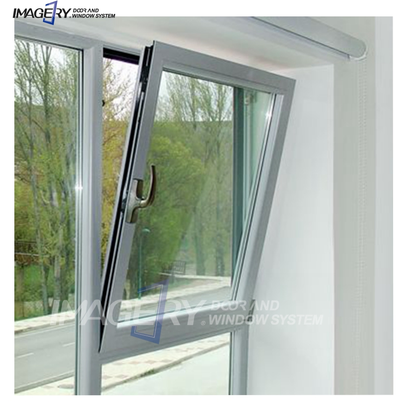 Hurricane-Resistant Aluminum Alloy Double Glass Tilt-and-Turn Windows