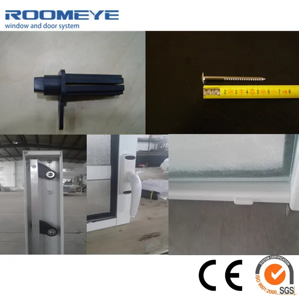Factory Price Customized Aluminum/Aluminium Corner Fixed Windows with Clear Glass/Frosted Glass/Single Tempered Glass