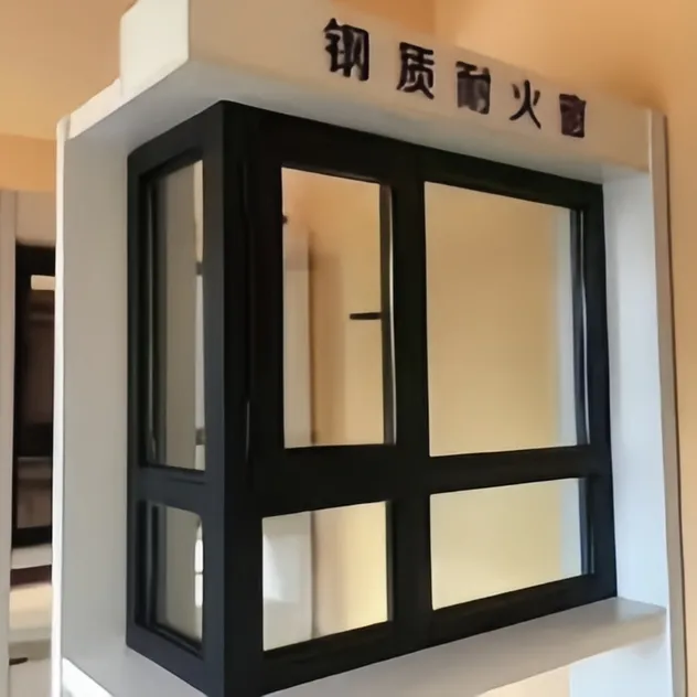 Architectural Aluminum Fire-Resistant Window with Thermal Break