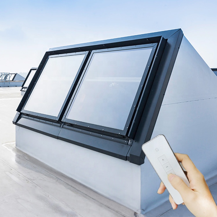 Smart Electric House Roof Window Automatic Aluminum Skylight Windows