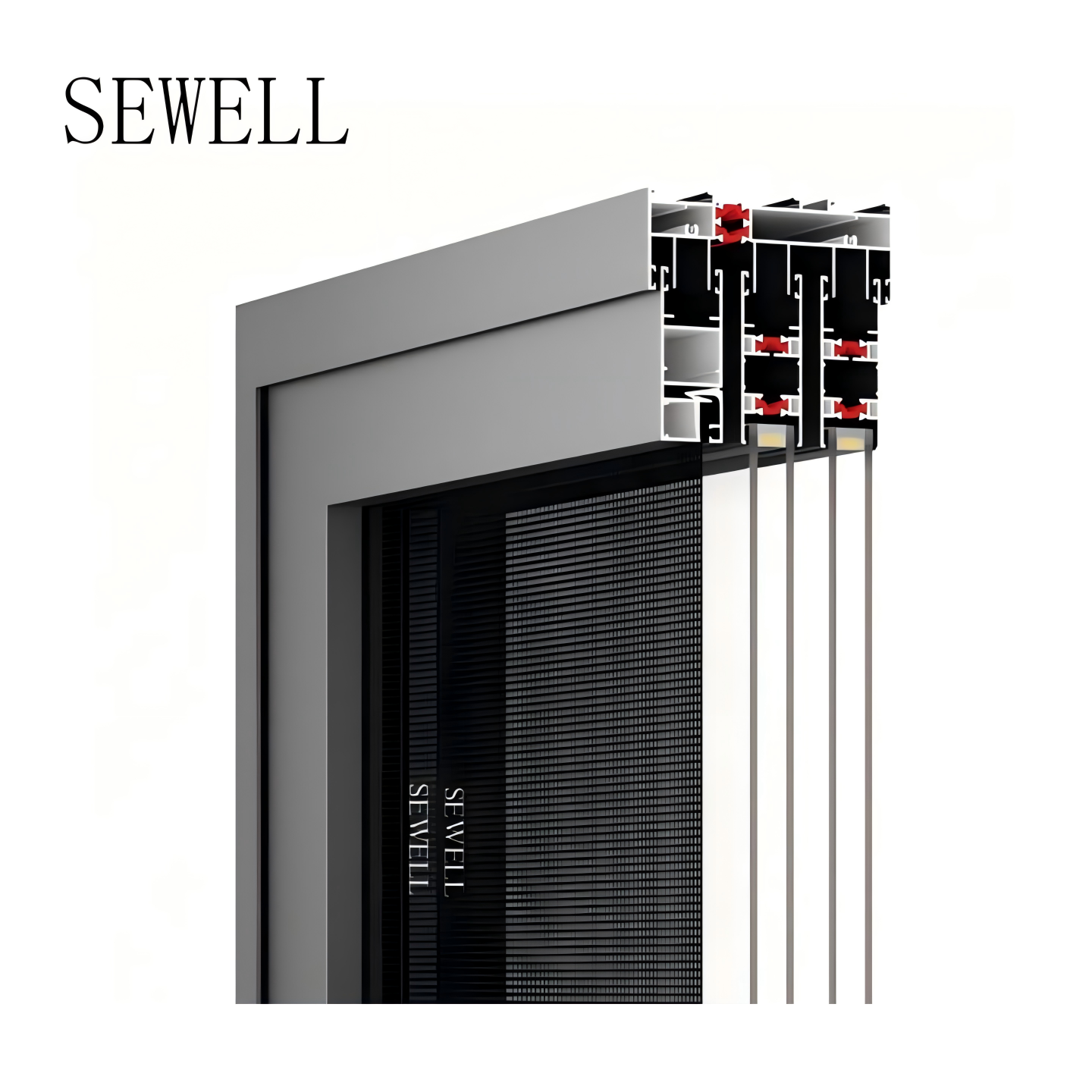 Best Quality Modern Soundproof Tempered Double Glass Thermal Break Aluminum Sliding Window for Villa Hotel Room