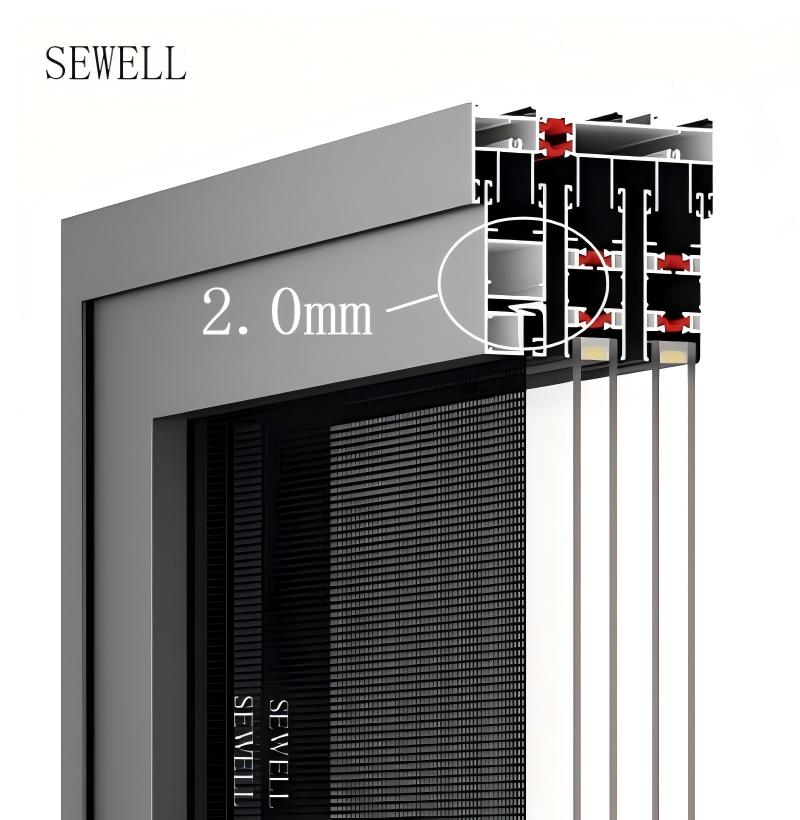 Best Quality Modern Soundproof Tempered Double Glass Thermal Break Aluminum Sliding Window for Villa Hotel Room