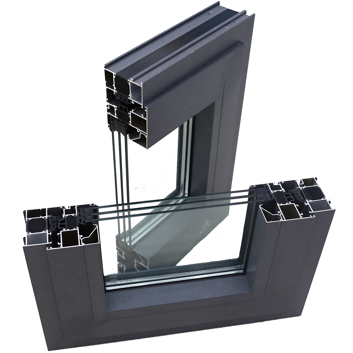 Automatic Smart 6063 Aluminium Alloy Horizontal Sliding Windows/Doors Veka Profile Thermal Break Australian Style Bedroom
