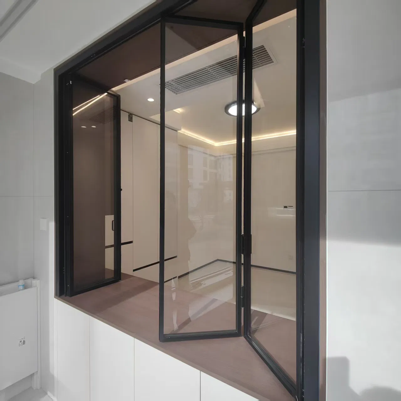 Luxury Bi-Folding Window Villa Patio Aluminum Folding Window