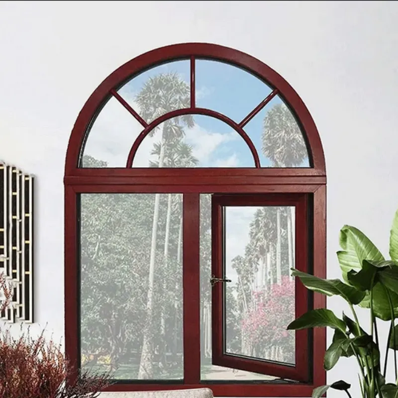 Elegant Modern Aluminum Profile Durable Architectural Windows with International Brand Hardware