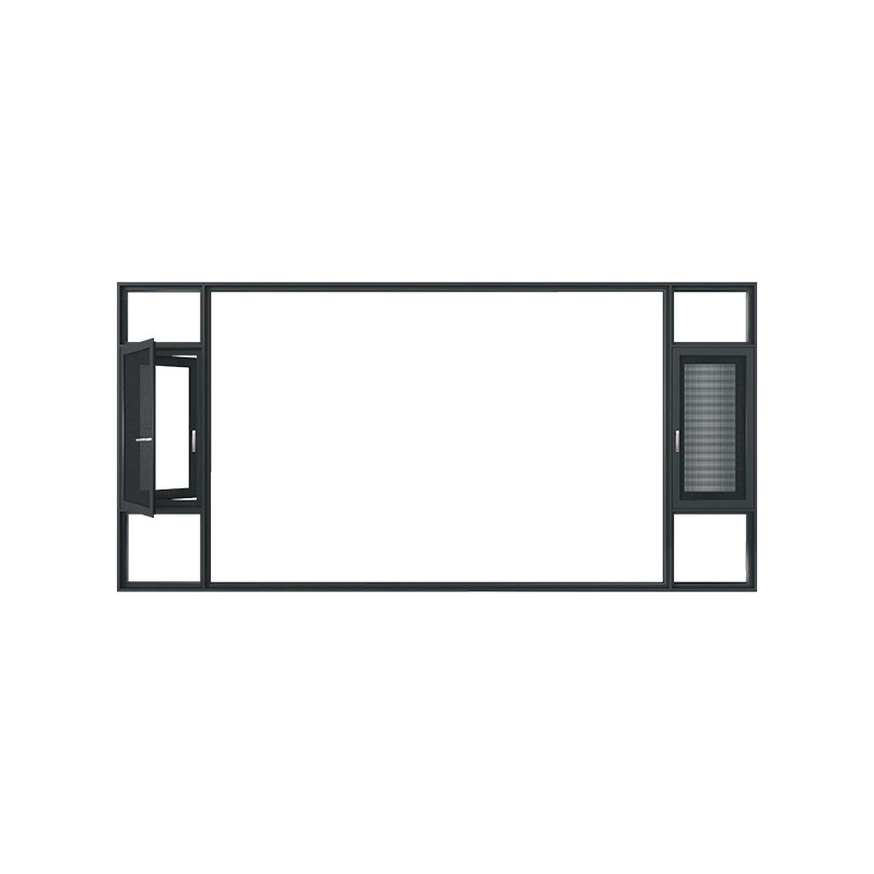 Thermal Break Inward Tilt Turn Aluminum Casement Window