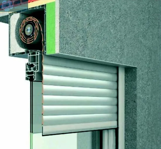 Hurricane Resistant Automatic Aluminum Roller Shutter Window Detail
