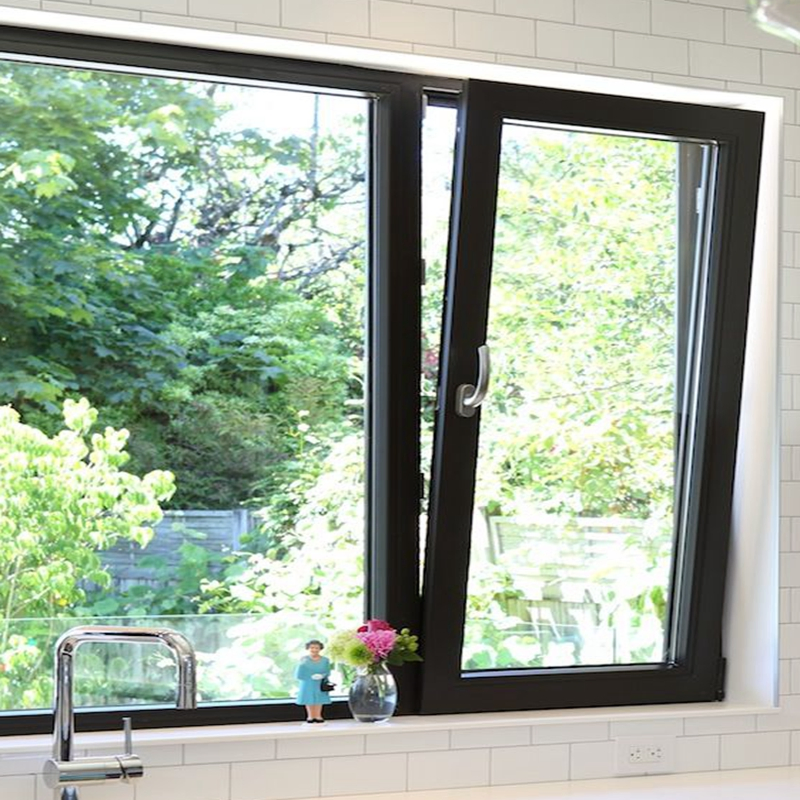 Hurricane-Resistant Aluminum Alloy Double Glass Tilt-and-Turn Windows