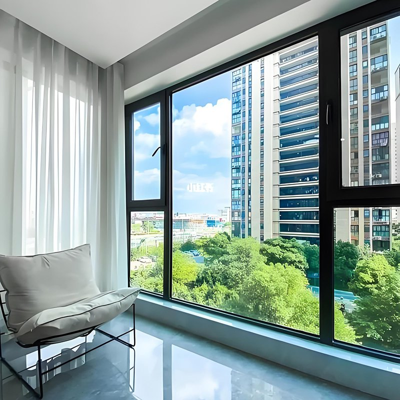 Kspc75 Modern Customized Double Glazed Thermal Break Aluminium Casement Window for House