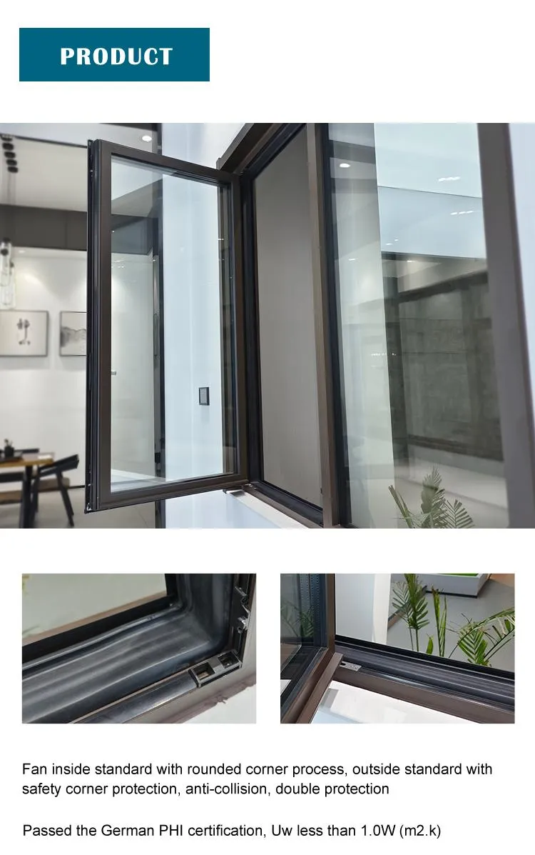Energy-Efficient Aluminum Frame Passive House Aluminum Windows