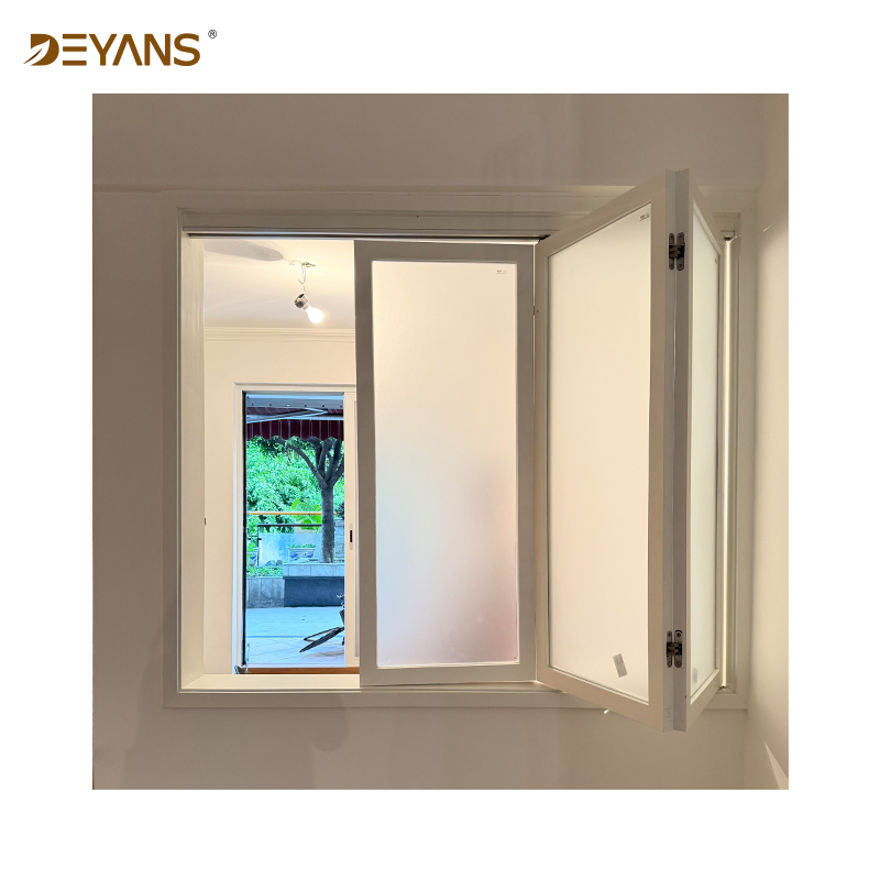 Hot Selling White Folding Window Aluminum Double Folding Window