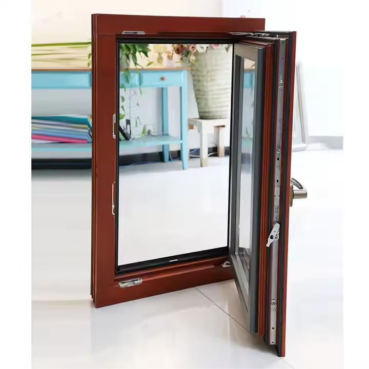 Modern Simple Designs Cheap House Windows for Sale Hurricane Impact Resistant Wood Aluminium Casement Window