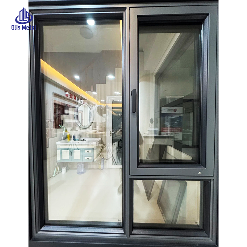 High-Rise Buildings Thermally Broken Panoramic Casement Windows Villas Energy-Efficient Double Glazed Aluminum Window Systems