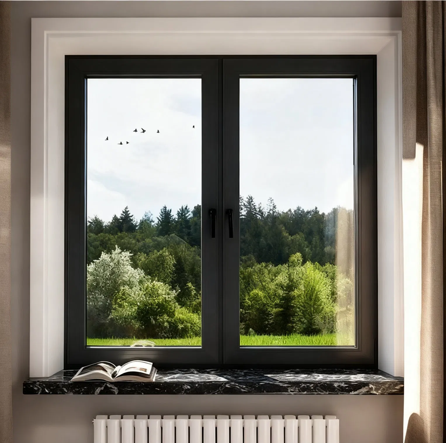 Premium Thermal Break Aluminum Window Frame Profiles for Casement Windows