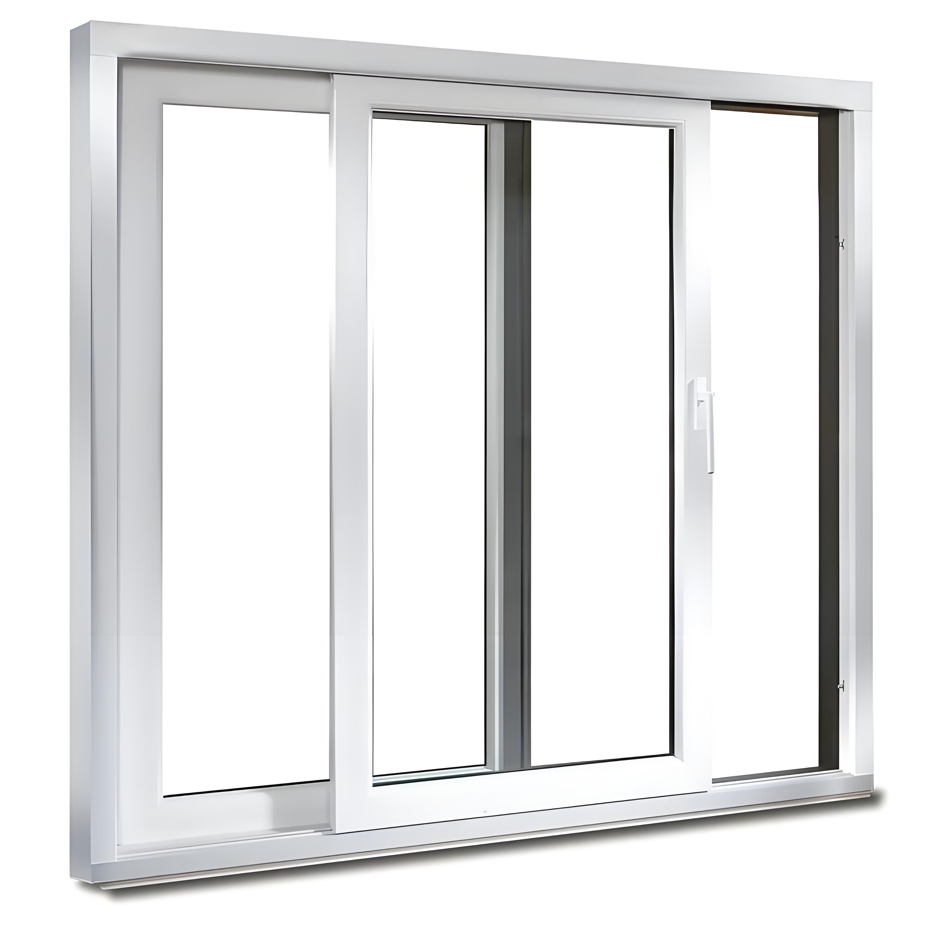 Aluminum Soundproof Window Energy Effective With All Colors Aluminum Alloy Frame
