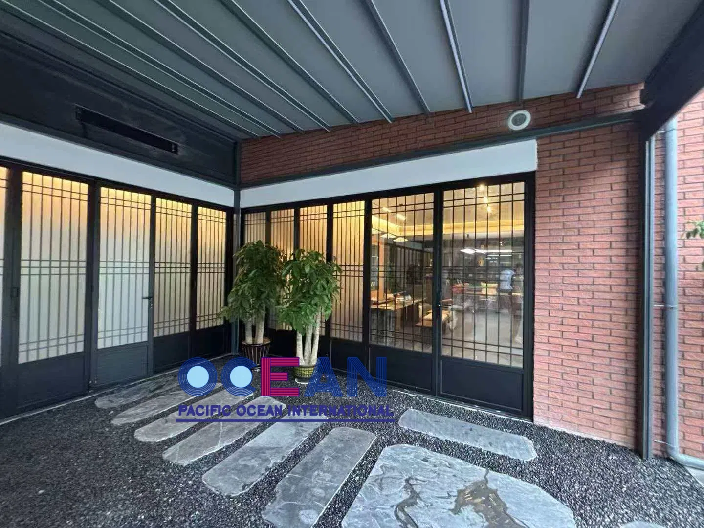 Best Selling Aluminium Alloy Folding Door and Window Double Glass Sound Proof Folding Door and Window for Open Maximum Space