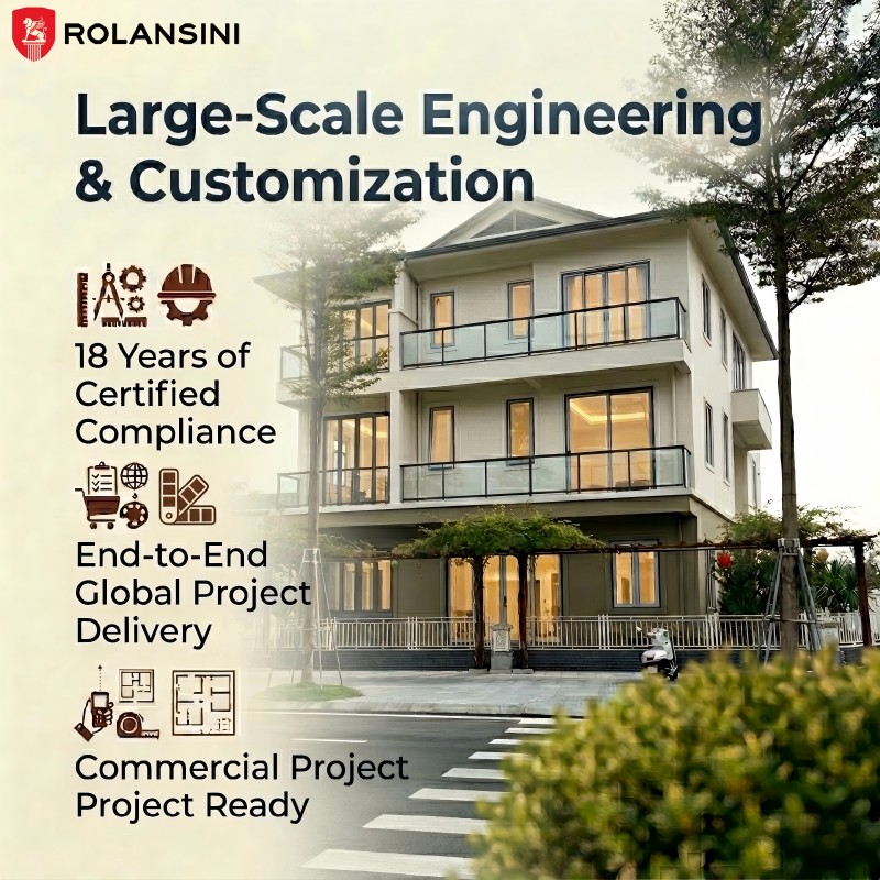Project Engineering Customization Seamless Indoor-outdoor Living Minimalist Exterior Patio Thermal Break Aluminum Folding Door