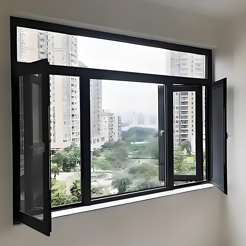 Ksps110 Soundproof Insulation Tilt and Turn Thermal Break Aluminum Alloy System Window