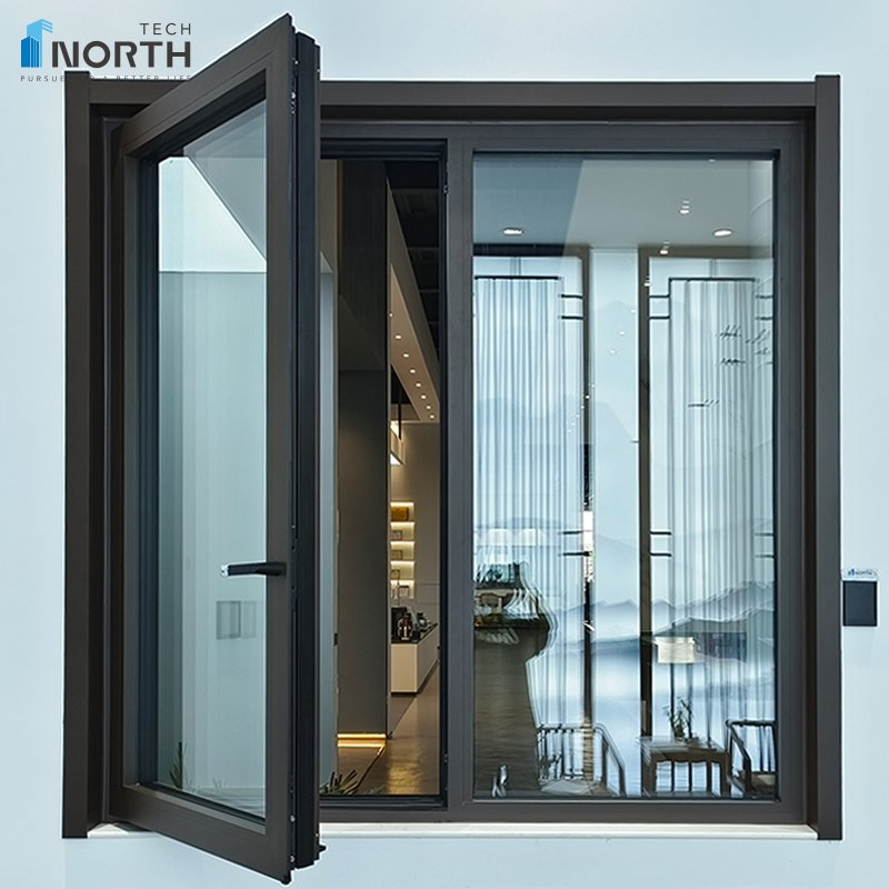 Energy-Efficient Aluminum Frame Passive House Aluminum Windows