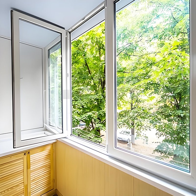 Kspc75 Modern Customized Double Glazed Thermal Break Aluminium Casement Window for House