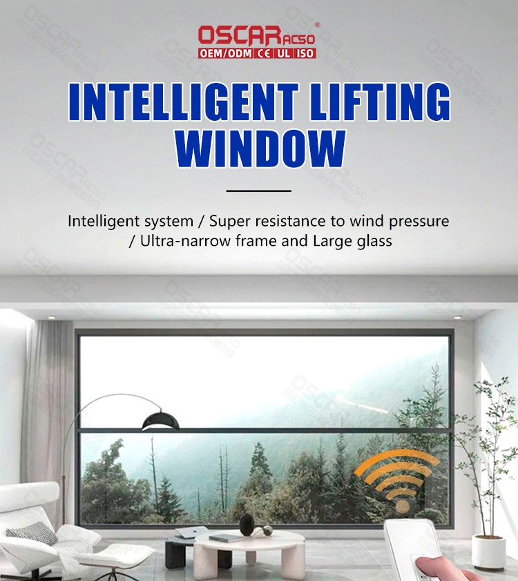 High Quality Custom Aluminium Sliding & Casement Windows with Fixed Glazing Home Office Shop Lift up Window