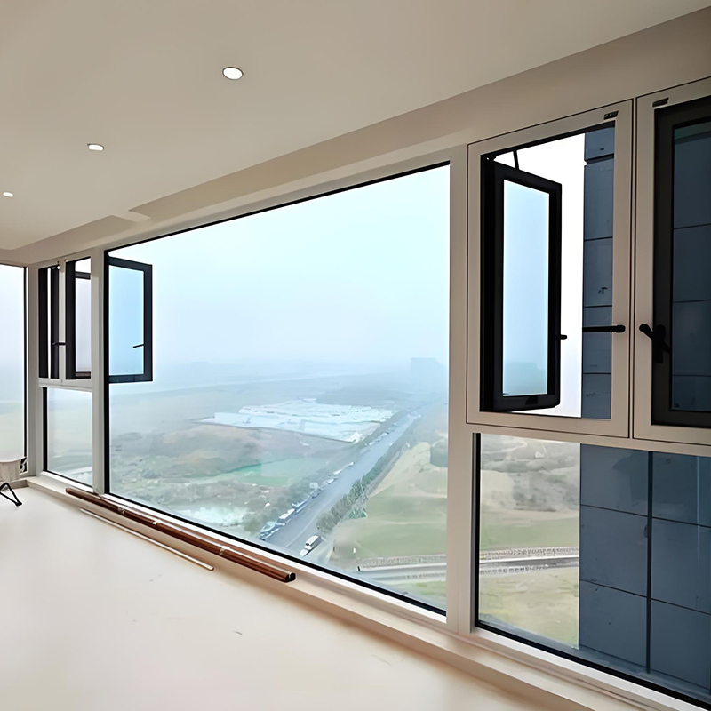 Ksps110 Soundproof Insulation Tilt and Turn Thermal Break Aluminum Alloy System Window