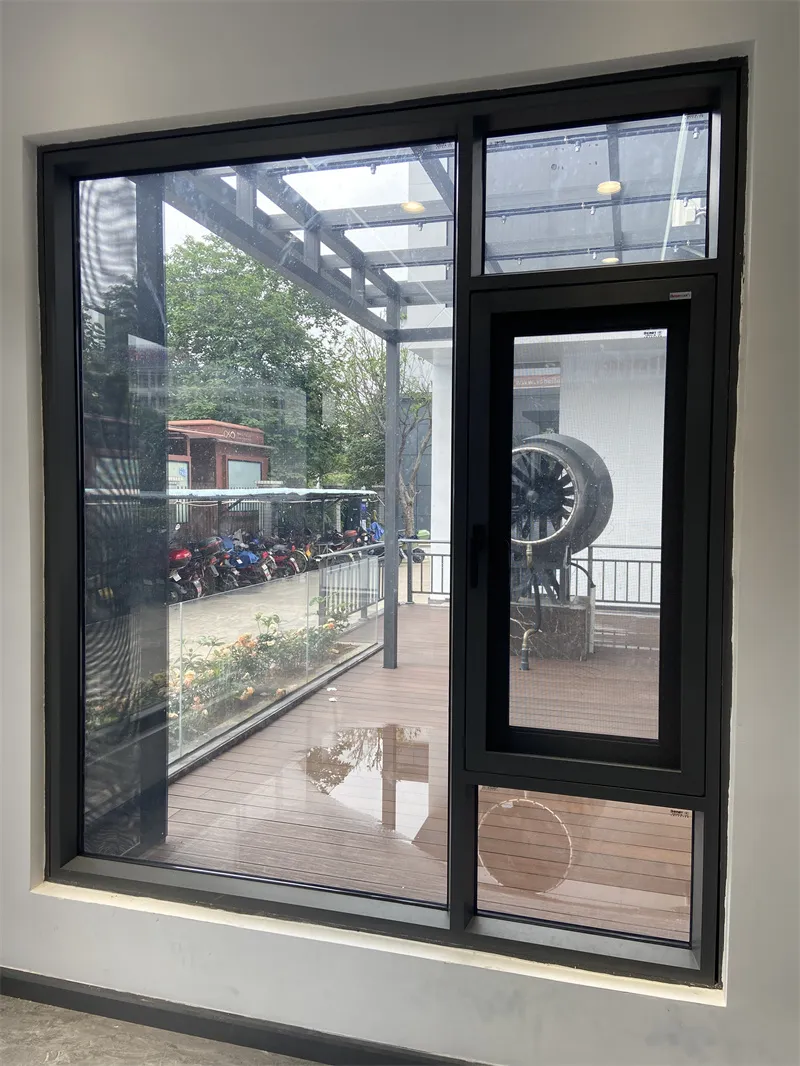 Modern Popular Aluminium Soundproof Windows Aluminum Energy Efficient Casement Window