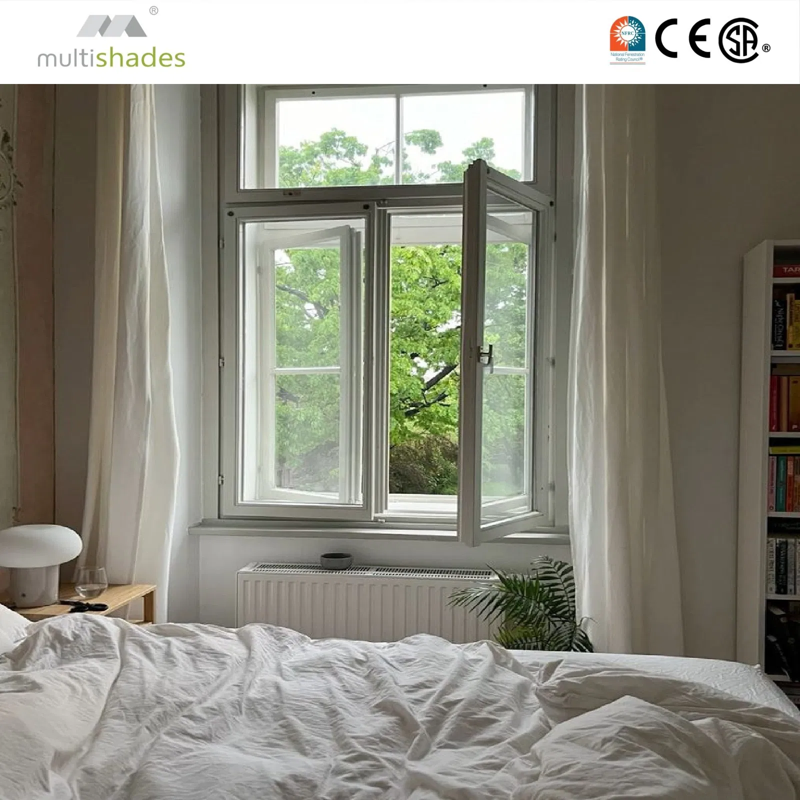 Multishade Aluminum Tilt and Turn Window Versatile Look and Modern Tilt and Turn Metal Window System with Top Brand Hardware Ventana De Aluminio