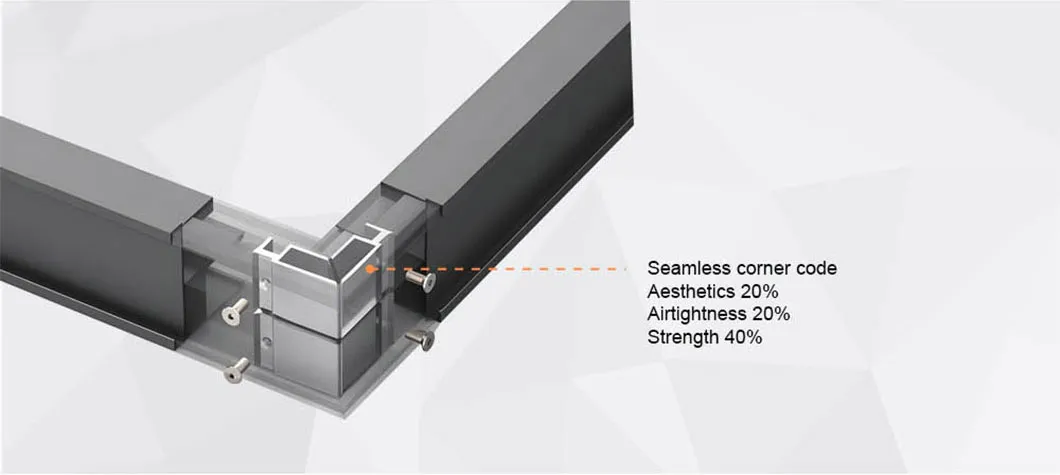 Seamless corner code