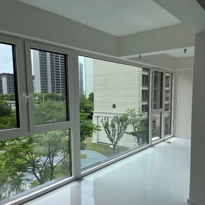 Aluminum Casement Windows with Tempered Glass