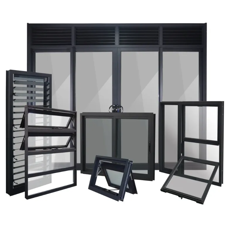 Custom Color Match Aluminum Alloy Doors and Windows for Architectural Design Harmony